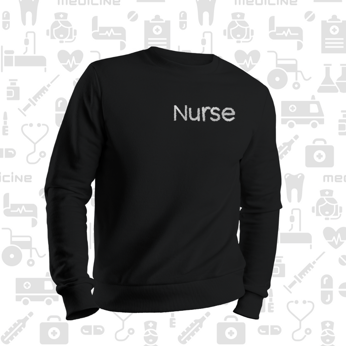 Classic Crewneck NURSE sparkle