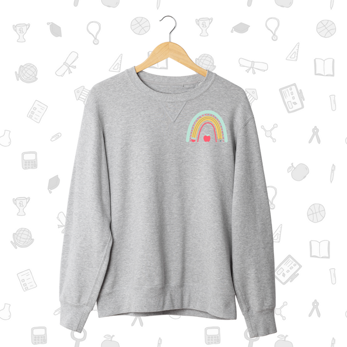 Teaching Rainbow Classic Crewneck